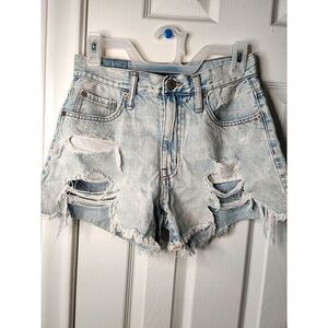 Aeropostale Juniors' High Rise jean shorts size 2